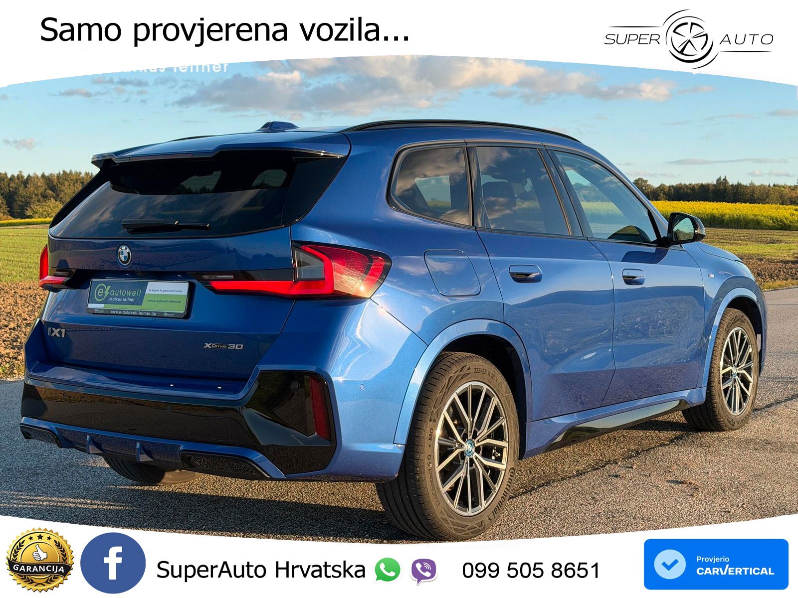 BMW iX1 68 kWh (313 KS) xDrive30 M Sport