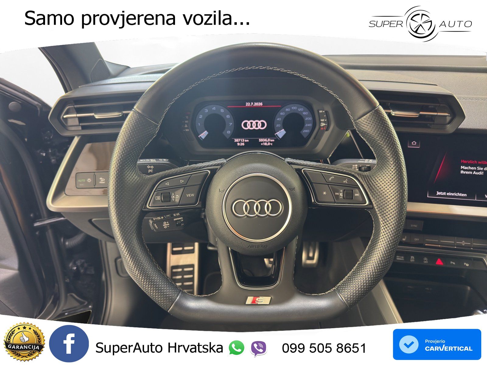 Audi A3 35 TFSI (150 KS) S line