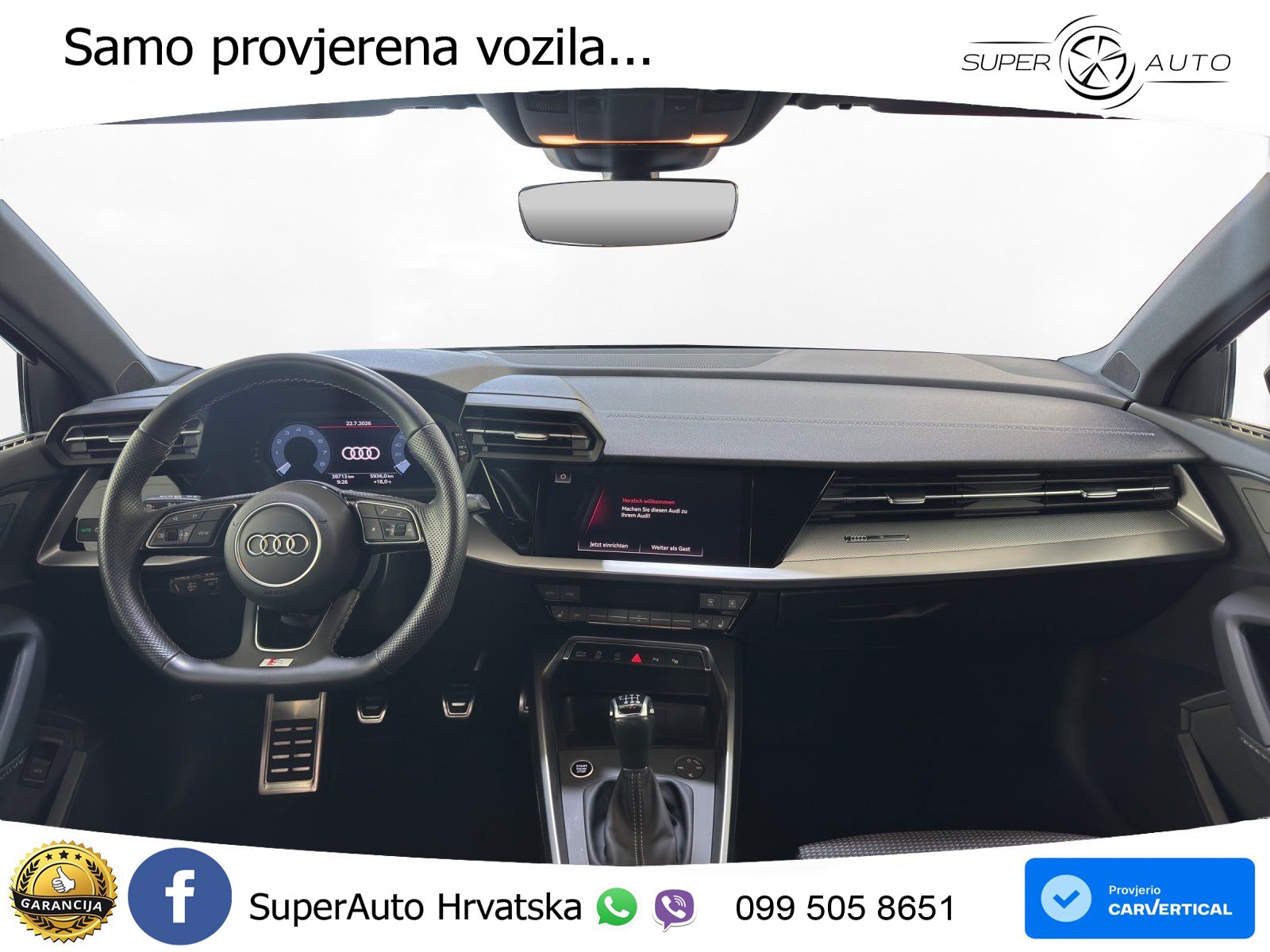 Audi A3 35 TFSI (150 KS) S line
