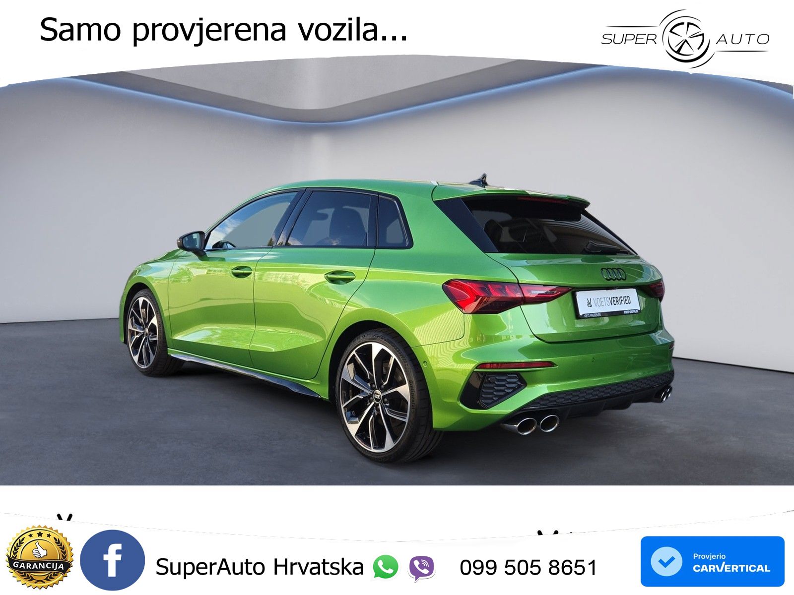 Audi S3 2.0 TFSI (310 KS) quattro S tronic MATRIX+GR SJED+KAM