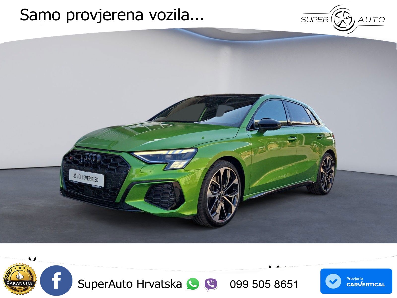 Audi S3 2.0 TFSI (310 KS) quattro S tronic MATRIX+GR SJED+KAM
