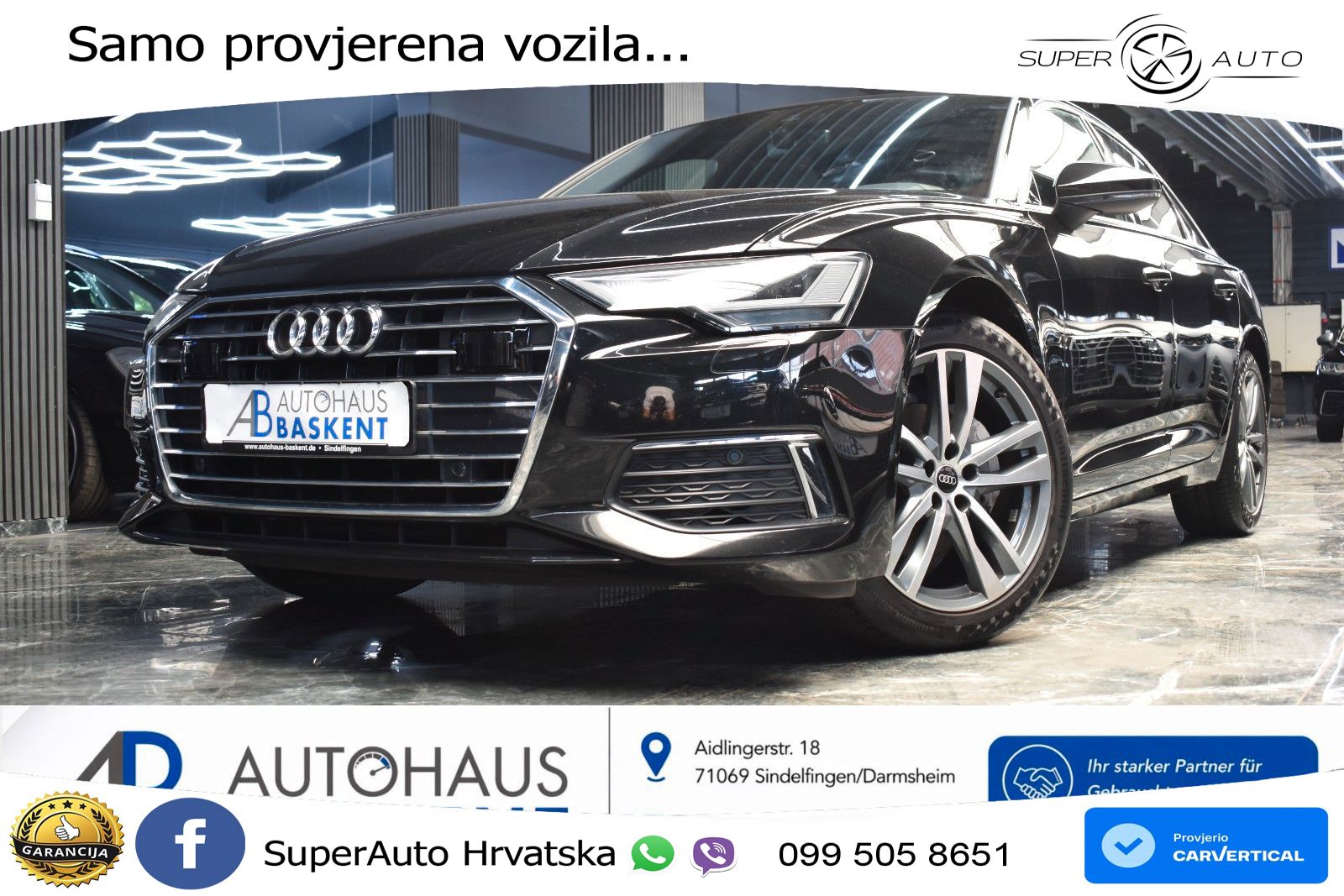Audi A6 40 TDI (204 KS) S tronic LED+GR SJED+ACC
