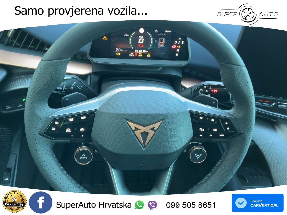 Cupra Tavascan 82 kWh (340 KS)  4WD VZ LED+GR SJED+ACC