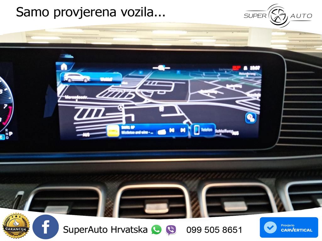 Mercedes-Benz GLS AMG GLS 63 V8 EQ Boost 4MATIC+ AMG SPEEDSHIFT TCT 9G ACC+HEAD+4xGR SJED+360+PANO