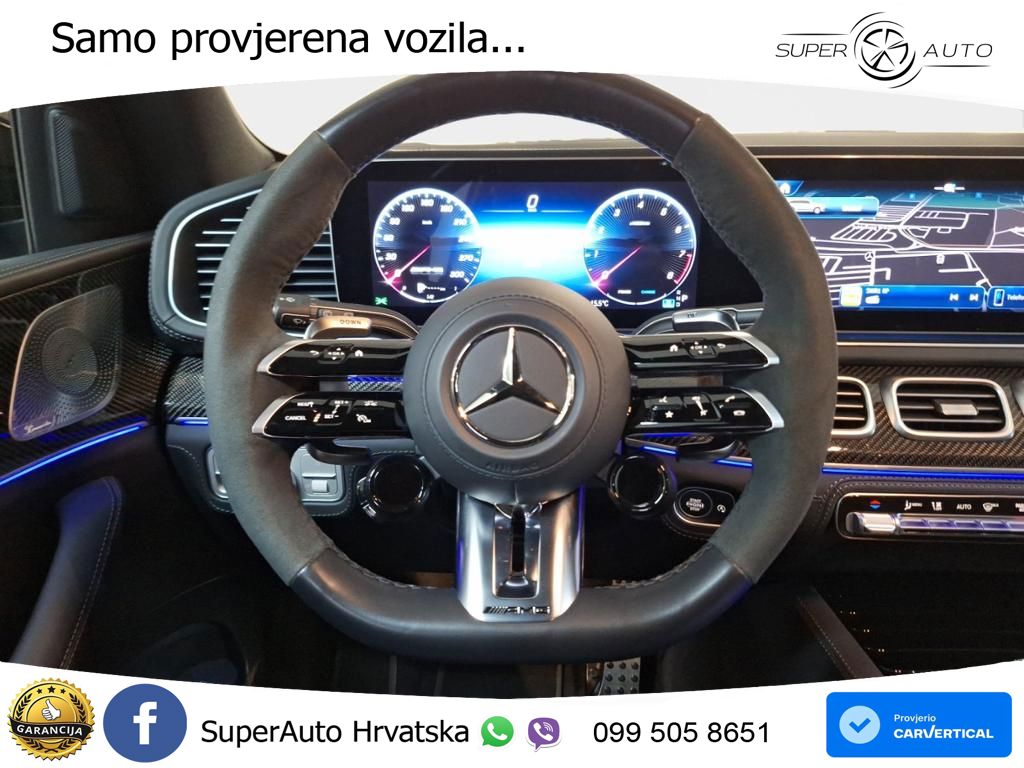 Mercedes-Benz GLS AMG GLS 63 V8 EQ Boost 4MATIC+ AMG SPEEDSHIFT TCT 9G ACC+HEAD+4xGR SJED+360+PANO
