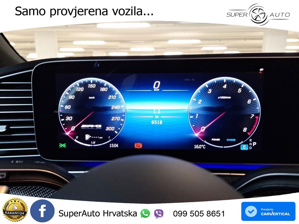 Mercedes-Benz GLS AMG GLS 63 V8 EQ Boost 4MATIC+ AMG SPEEDSHIFT TCT 9G ACC+HEAD+4xGR SJED+360+PANO