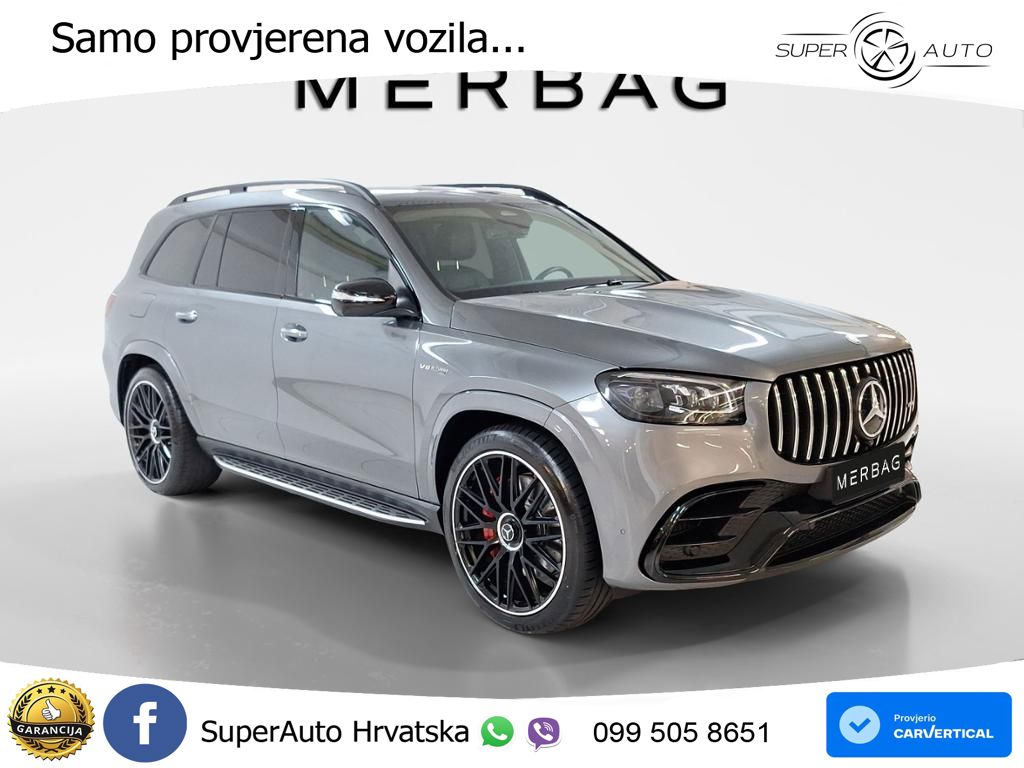 Mercedes-Benz GLS AMG GLS 63 V8 EQ Boost 4MATIC+ AMG SPEEDSHIFT TCT 9G ACC+HEAD+4xGR SJED+360+PANO