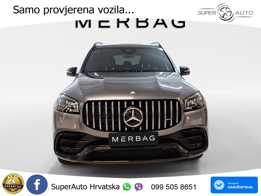Mercedes-Benz GLS AMG GLS 63 V8 EQ Boost 4MATIC+ AMG SPEEDSHIFT TCT 9G ACC+HEAD+4xGR SJED+360+PANO