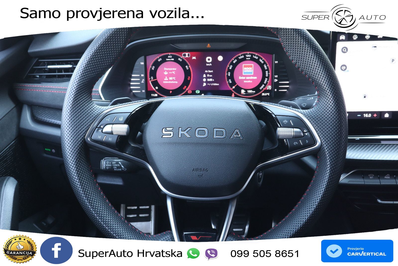 Škoda Octavia Combi RS 2.0 TSI (265 KS) DSG LED+GR SJED+ACC