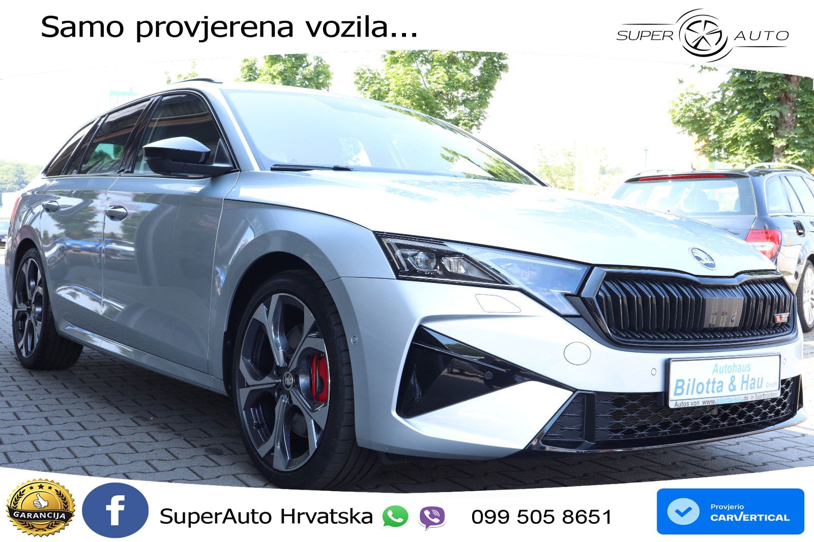 Škoda Octavia Combi RS 2.0 TSI (265 KS) DSG LED+GR SJED+ACC
