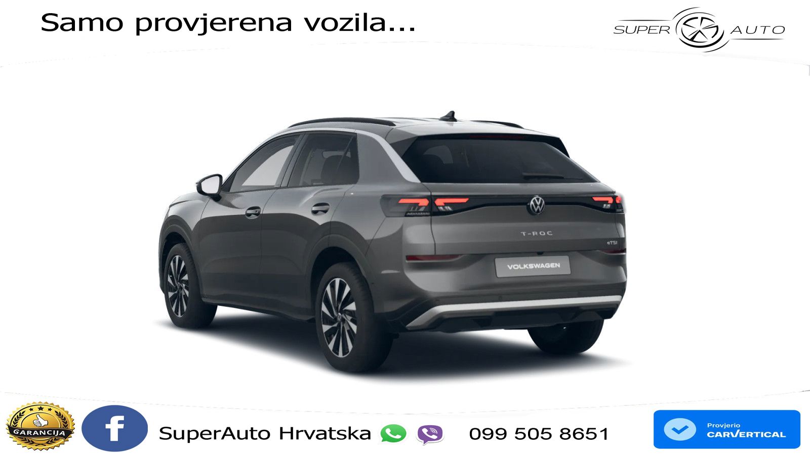 Volkswagen T-Roc 1.5 eTSI (116 KS)  DSG LED+GR SJED+ACC