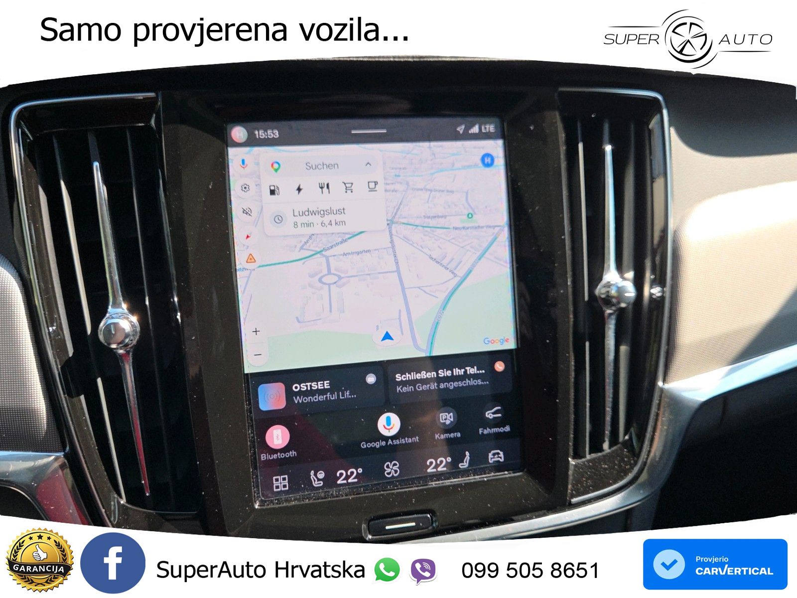 Volvo V90 Recharge T6 AWD Geartronic LED+GR SJED+ACC