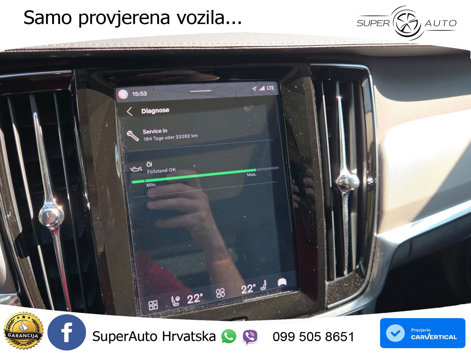 Volvo V90 Recharge T6 AWD Geartronic LED+GR SJED+ACC