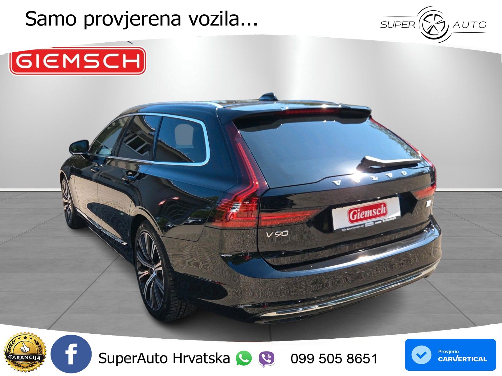 Volvo V90 Recharge T6 AWD Geartronic LED+GR SJED+ACC