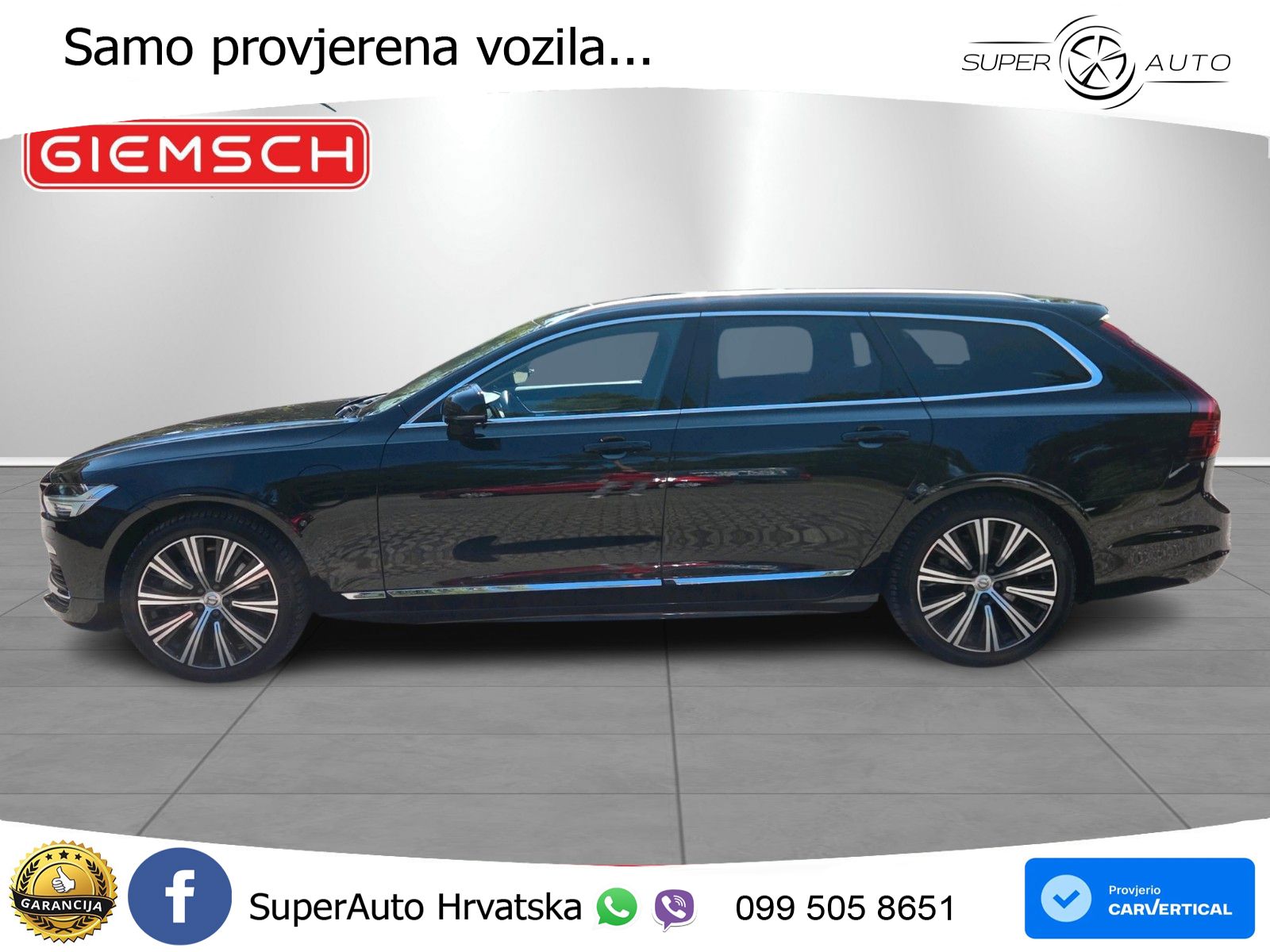 Volvo V90 Recharge T6 AWD Geartronic LED+GR SJED+ACC