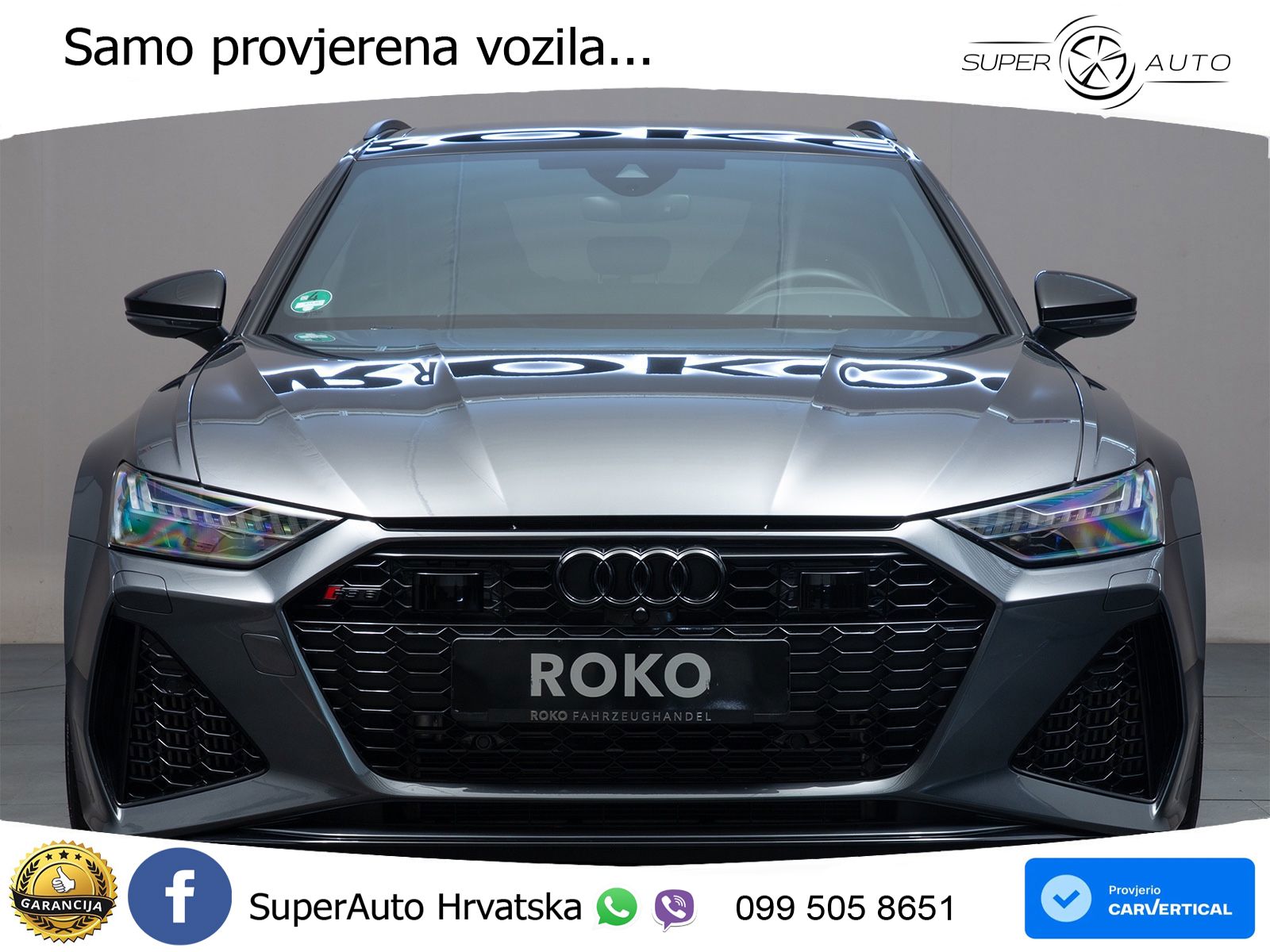 Audi RS6 Avant 4.0 TFSI V8 performance (630 KS)  quattro tiptronic MATRIX+GR SJED+KAM