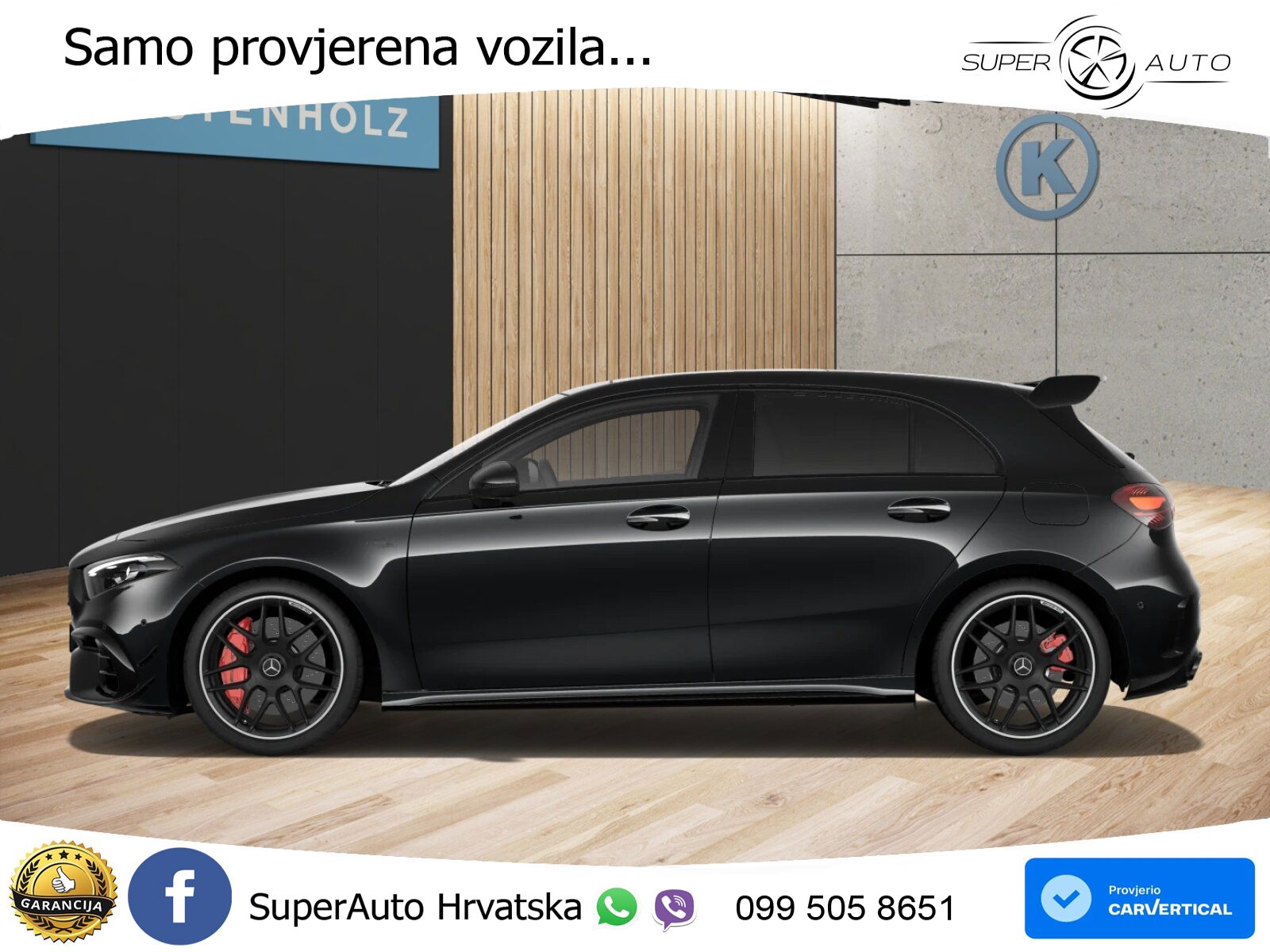 Mercedes-Benz AMG A 45 S 4MATIC+ AMG SPEEDSHIFT DCT 8G ACC+HEAD+GR SJED+360+PANO