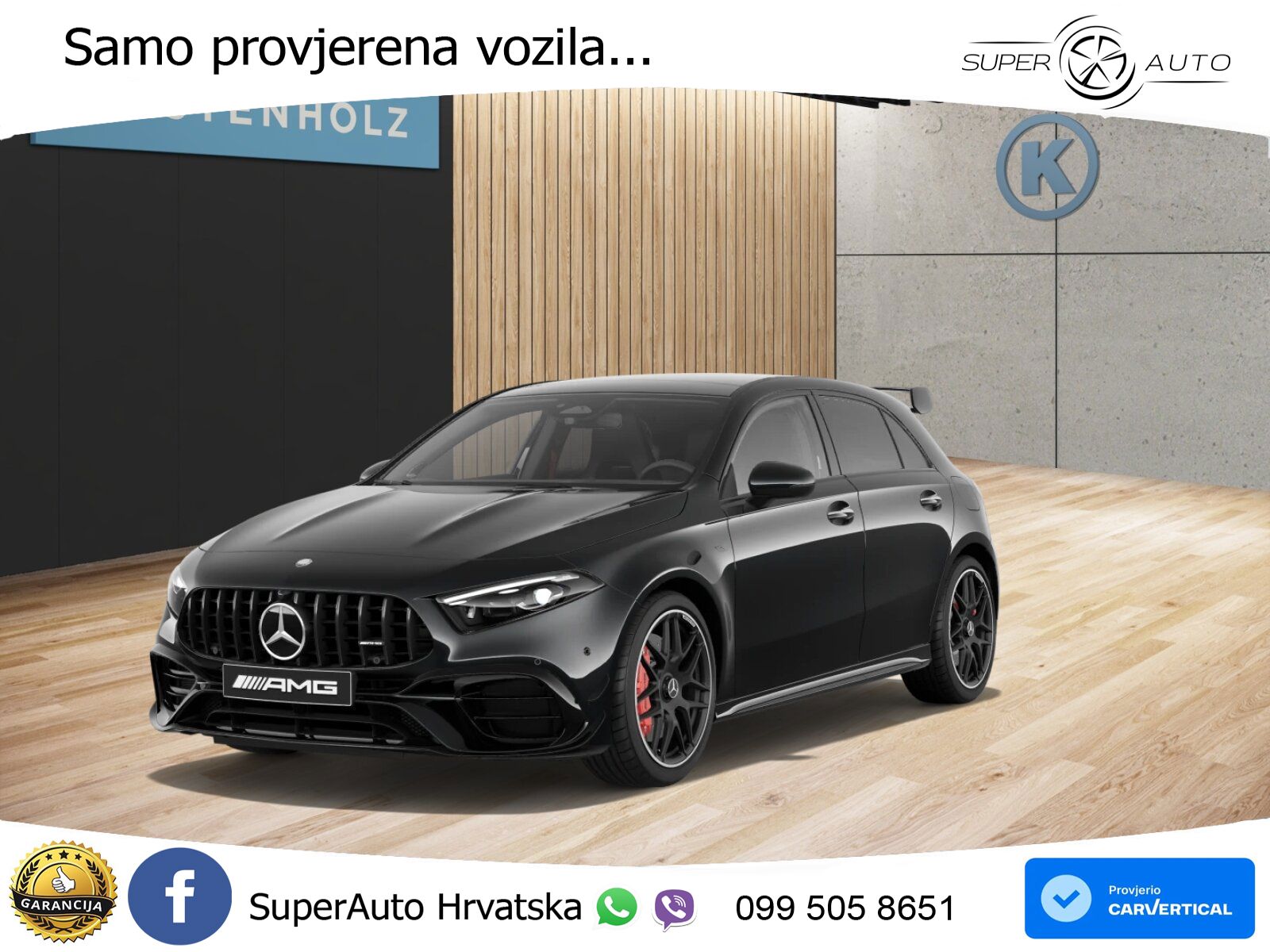 Mercedes-Benz AMG A 45 S 4MATIC+ AMG SPEEDSHIFT DCT 8G ACC+HEAD+GR SJED+360+PANO