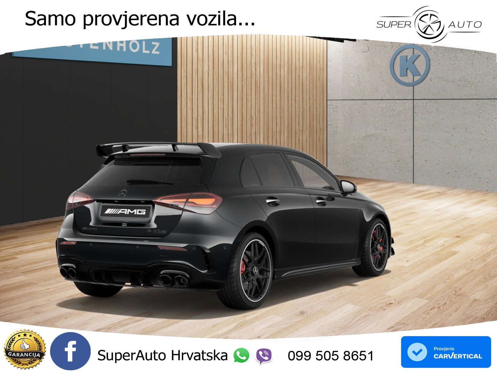 Mercedes-Benz AMG A 45 S 4MATIC+ AMG SPEEDSHIFT DCT 8G ACC+HEAD+GR SJED+360+PANO