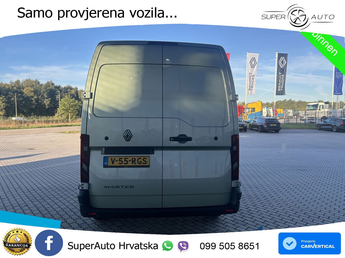 Renault Master T35 150 L3H2 Carplay + Parkeersensoren 150 KS