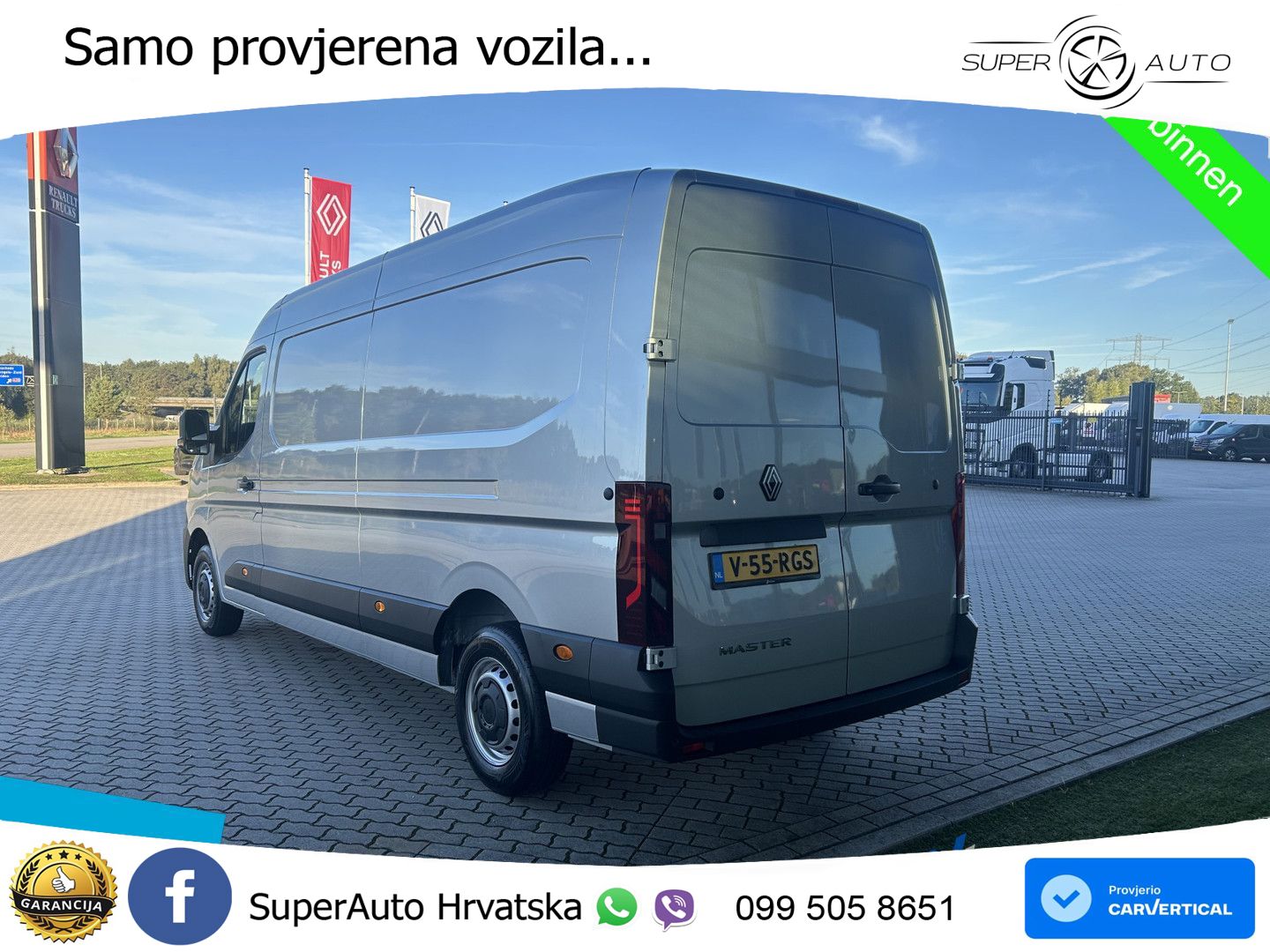 Renault Master T35 150 L3H2 Carplay + Parkeersensoren 150 KS