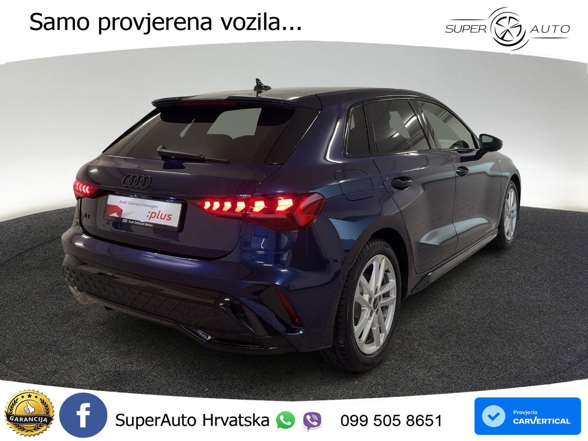 Audi A3 35 TFSI (150 KS) S tronic S line LED+GR SJED+ACC