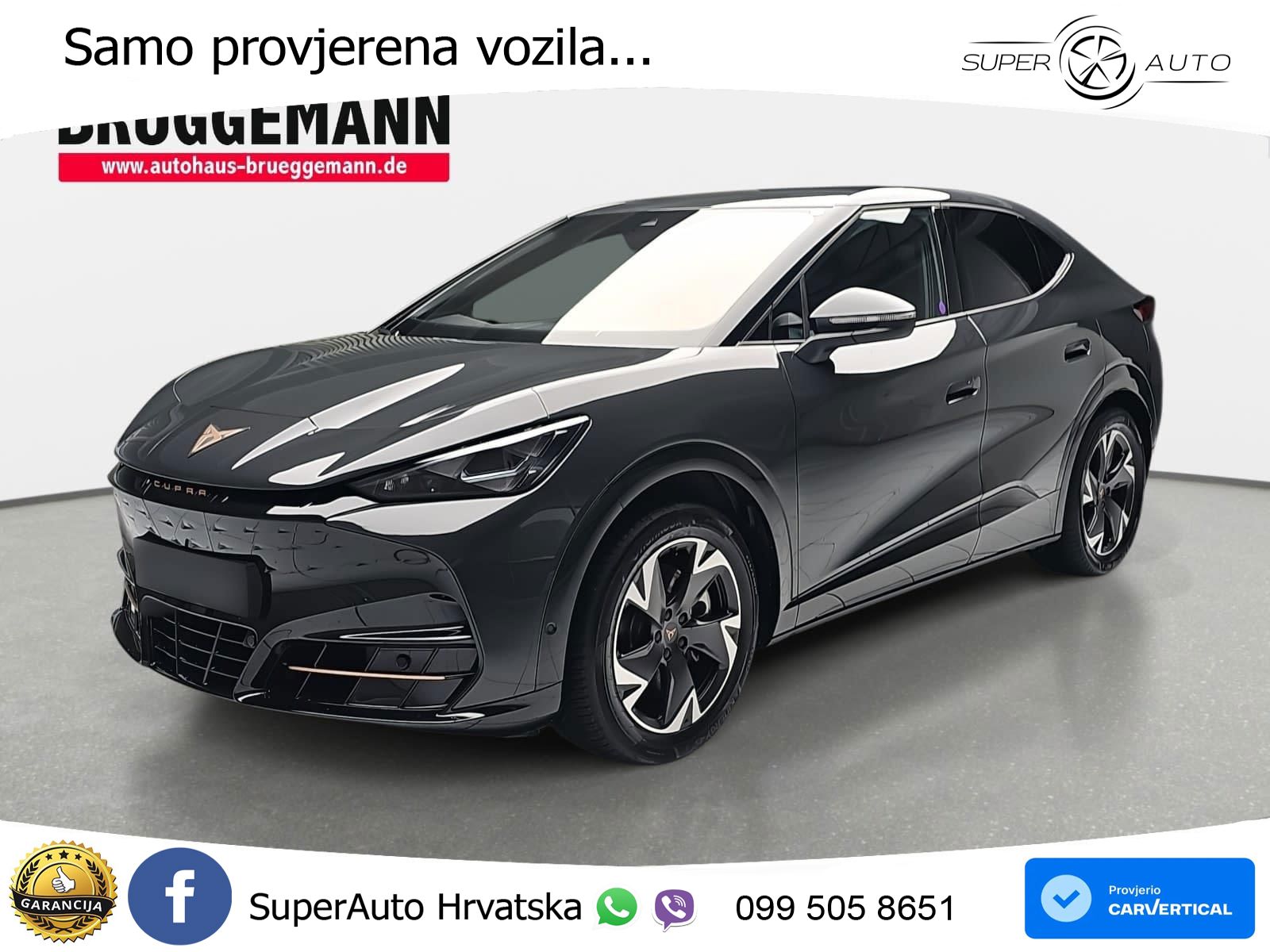 Cupra Tavascan 82 kWh (286 KS) LED+GR SJED+ACC