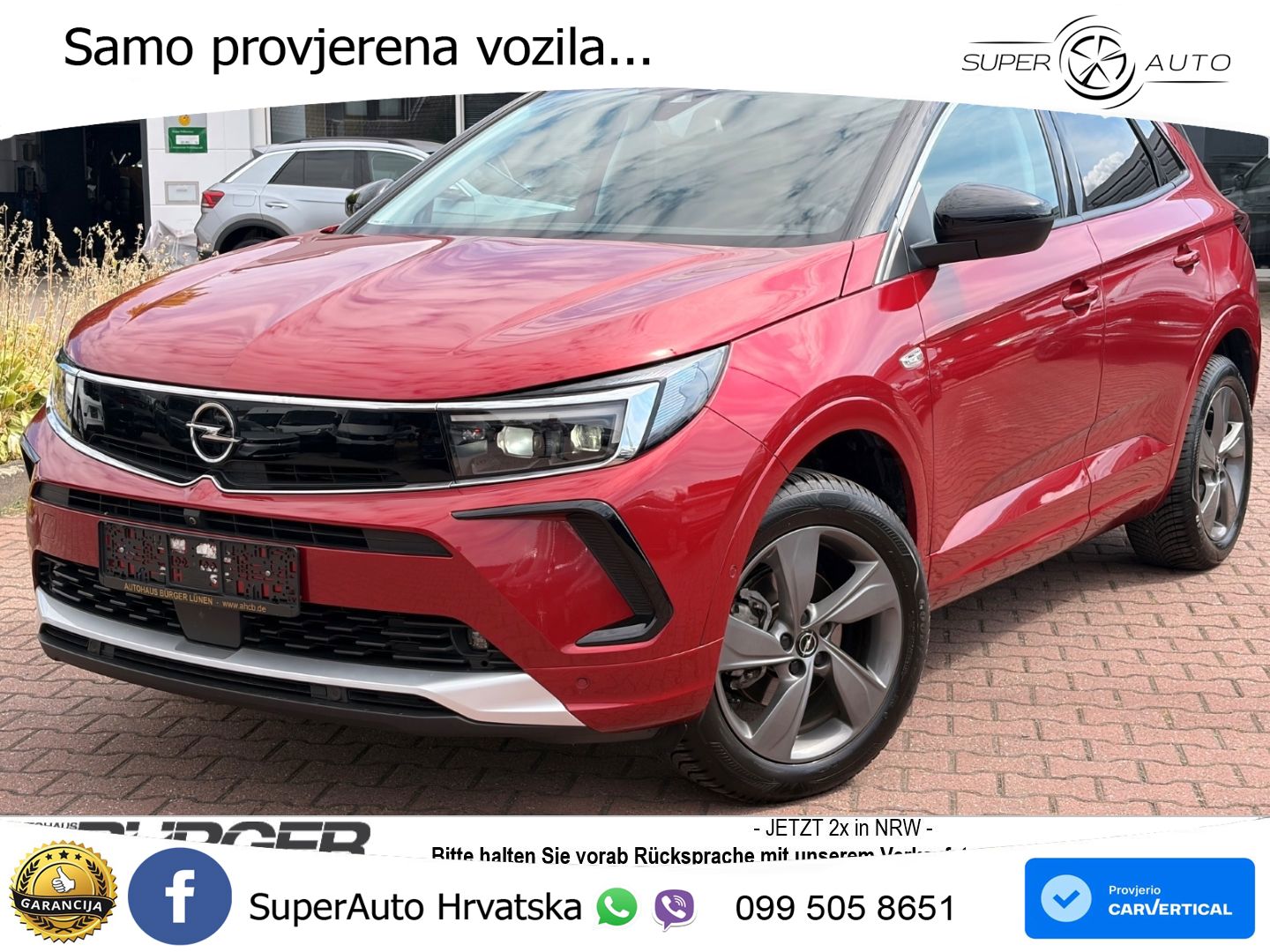 Opel Grandland 1.2i Turbo (130 KS) Automatic Elegance LED+GR SJED+ACC