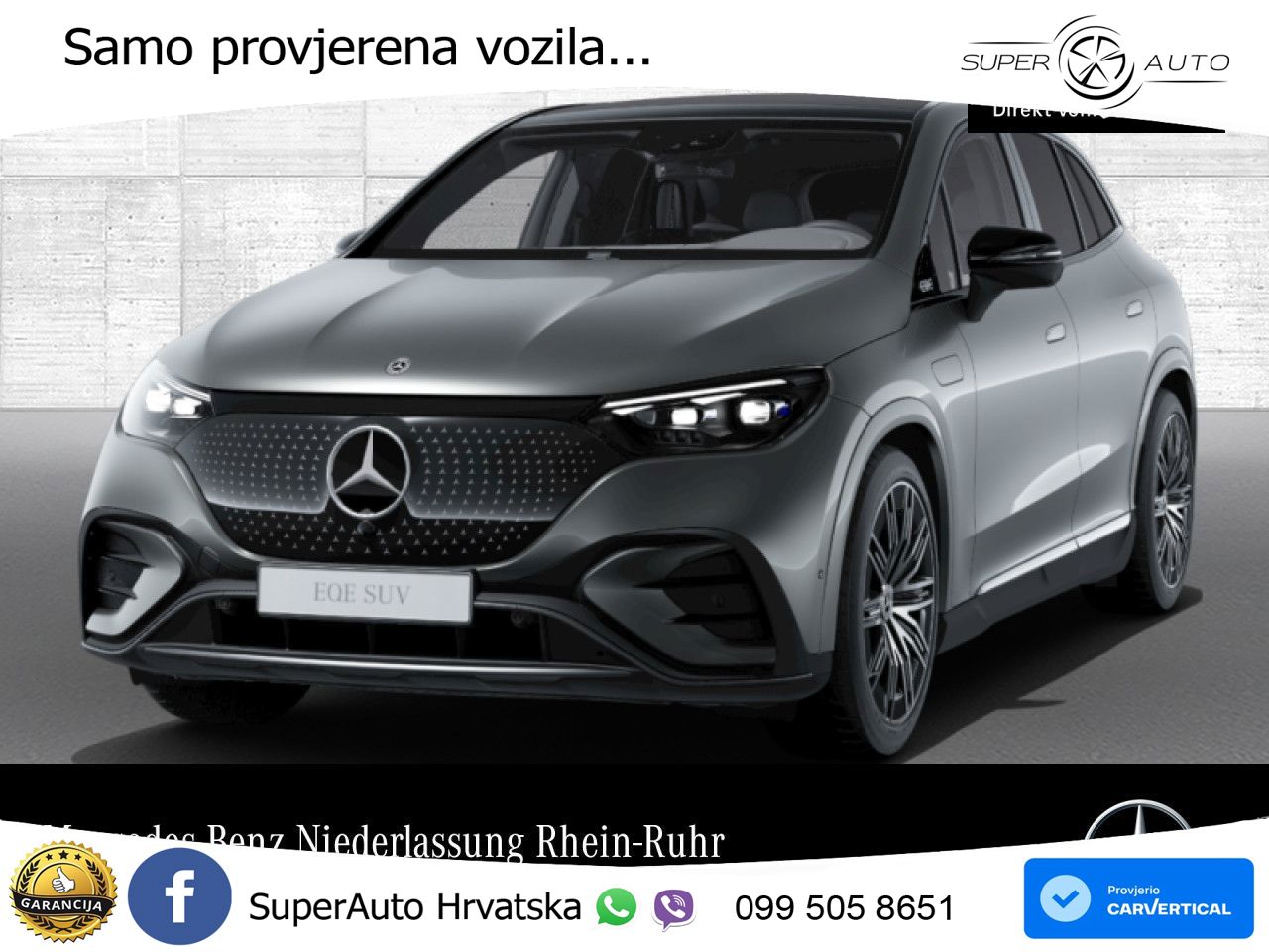Mercedes EQE SUV 350+ 105 kWh (320 KS) AMG ACC+HEAD+GR SJED+360+PANO