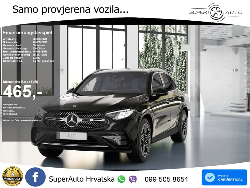 Mercedes GLC 200d (163 KS) 4MATIC 9G-TRONIC AMG LED+GR SJED+ACC
