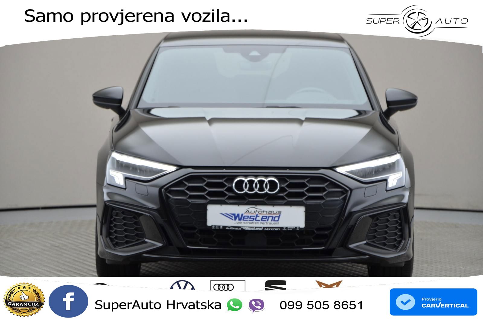 Audi A3 45 TFSIe (245 KS) S tronic S line LED+GR SJED+ACC