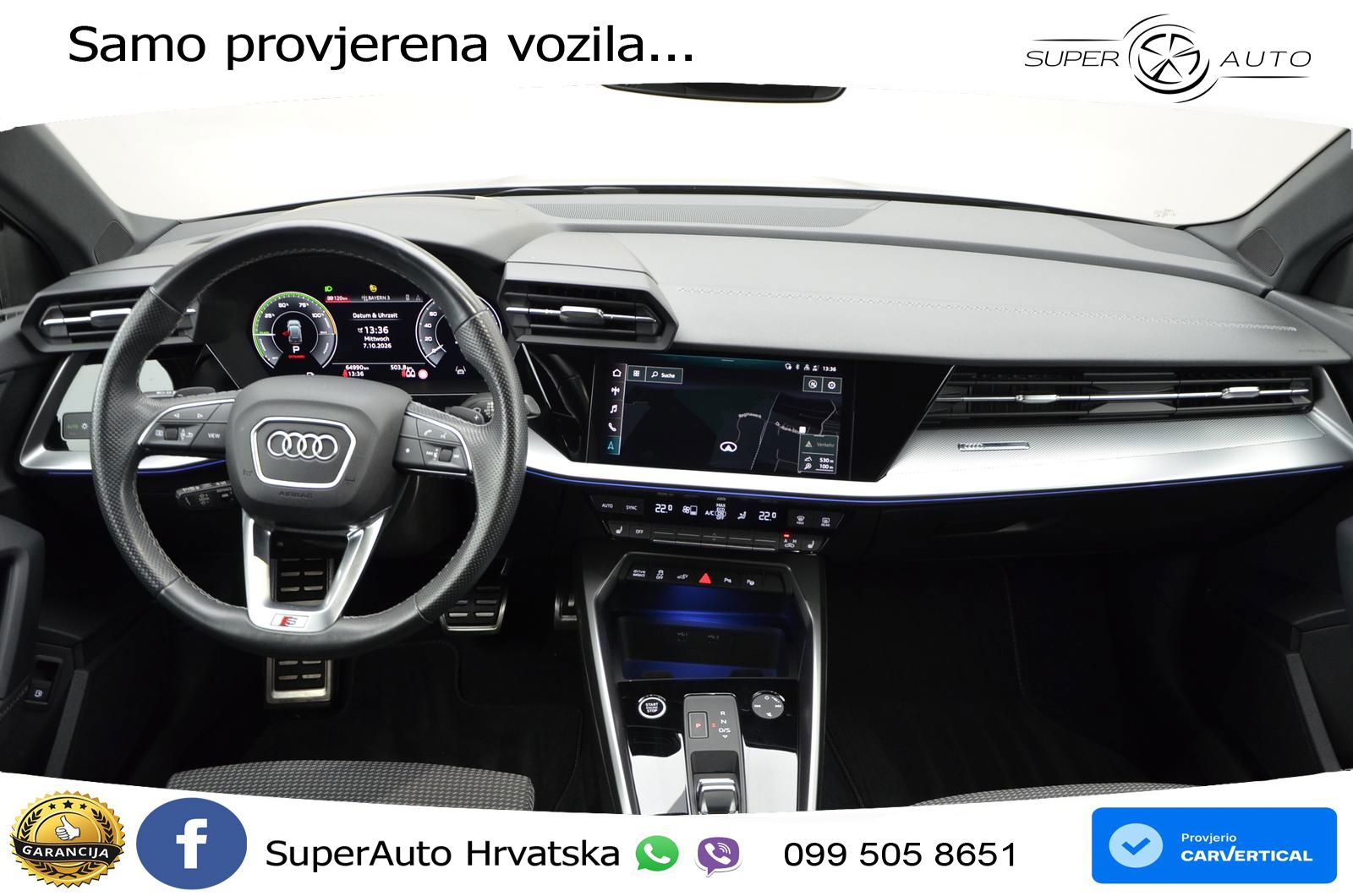 Audi A3 45 TFSIe (245 KS) S tronic S line LED+GR SJED+ACC