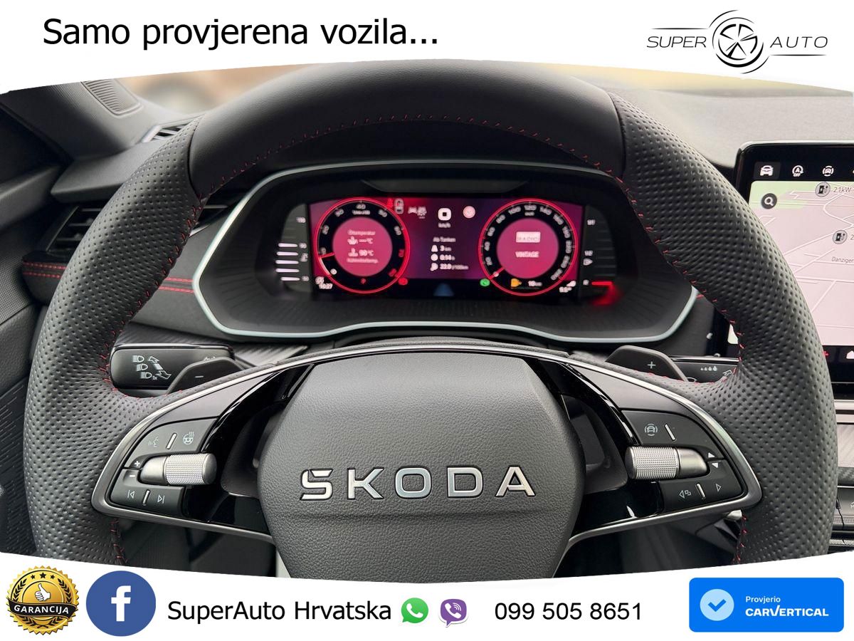 Škoda Octavia Combi RS 2.0 TSI (265 KS) DSG MATRIX+GR SJED+KAM
