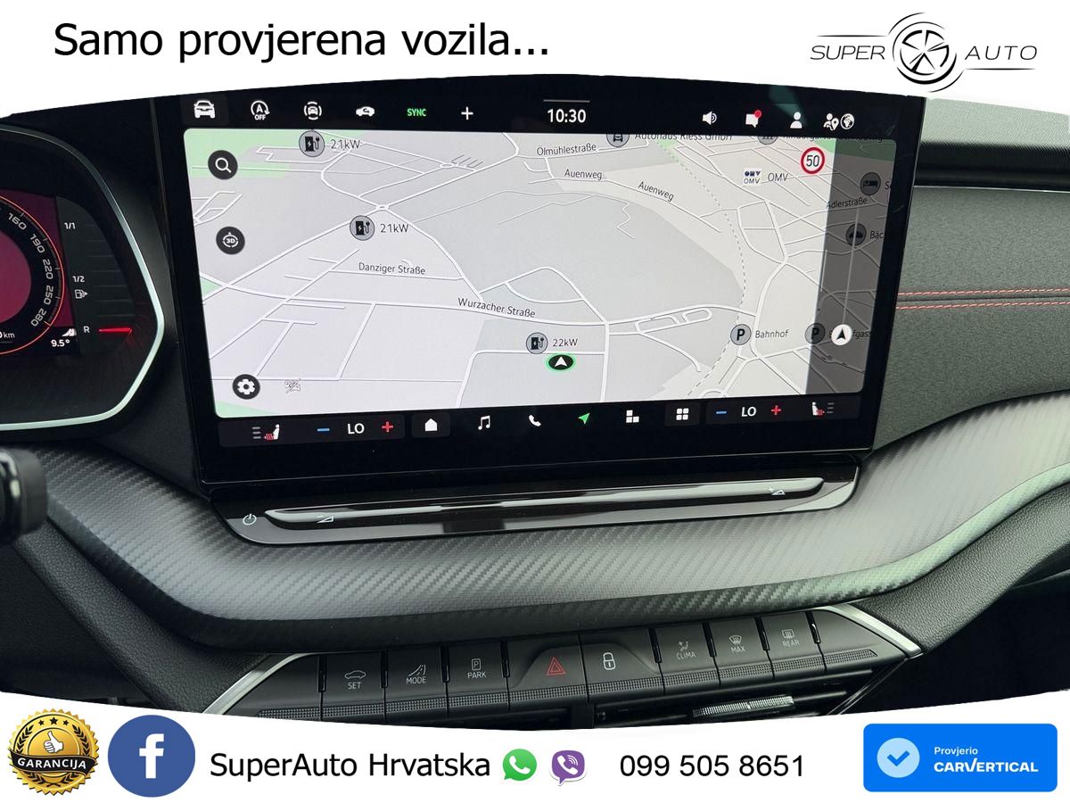 Škoda Octavia Combi RS 2.0 TSI (265 KS) DSG MATRIX+GR SJED+KAM