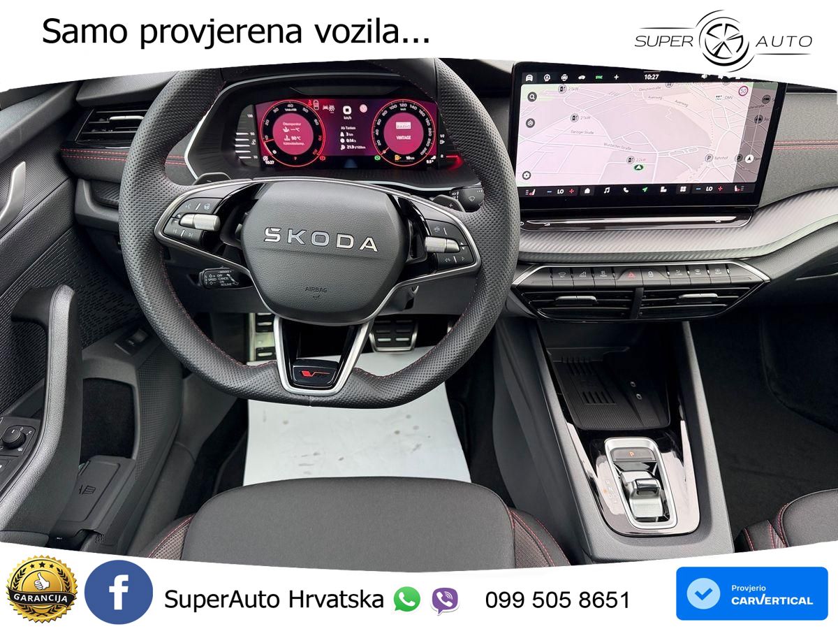 Škoda Octavia Combi RS 2.0 TSI (265 KS) DSG MATRIX+GR SJED+KAM
