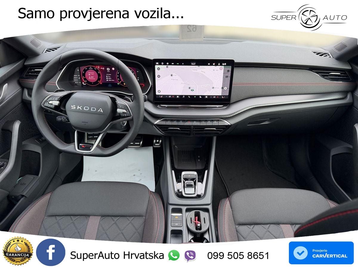 Škoda Octavia Combi RS 2.0 TSI (265 KS) DSG MATRIX+GR SJED+KAM