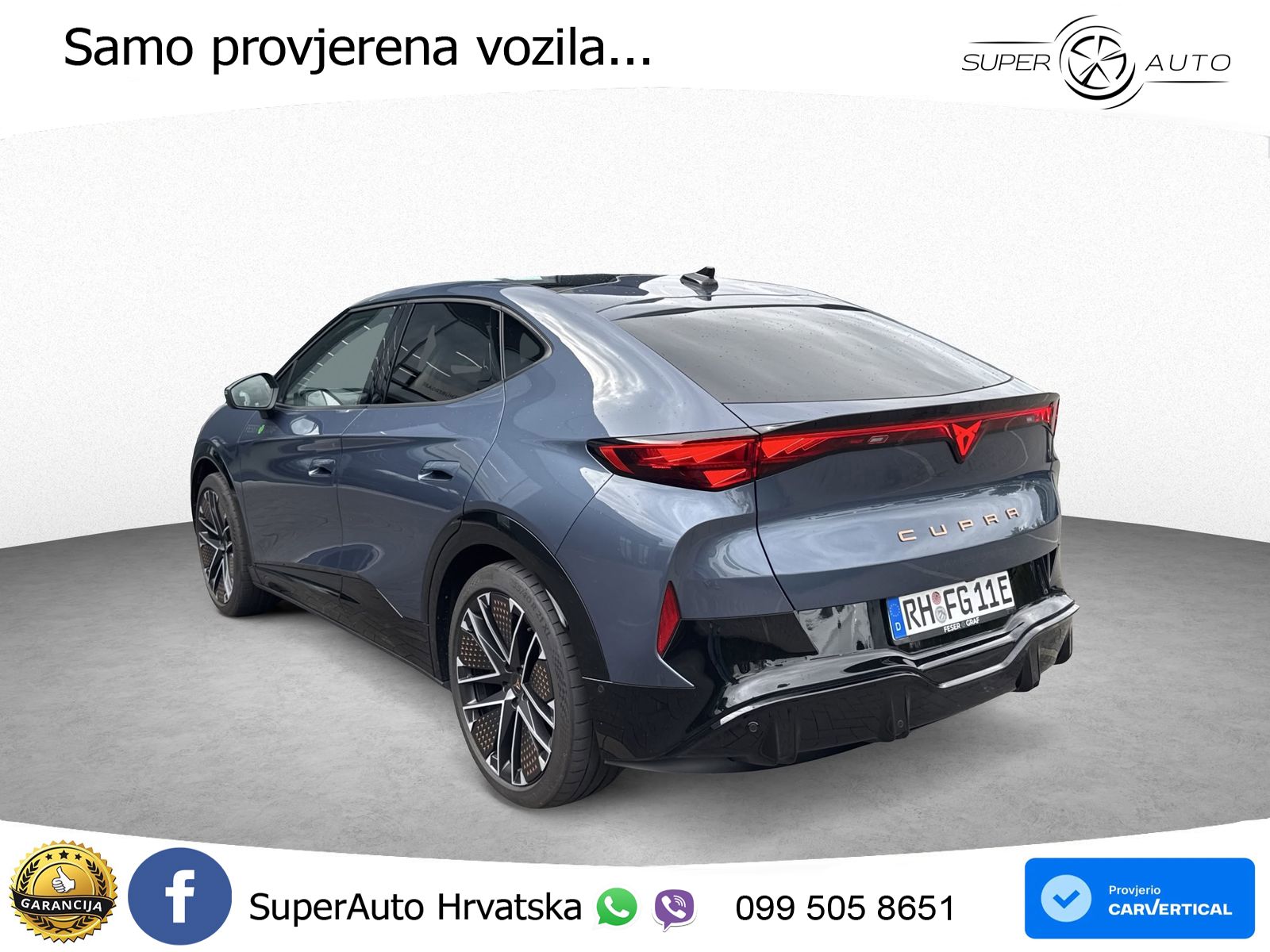 Cupra Tavascan 82 kWh (286 KS) ACC+HEAD+4xGR SJED+360+PANO