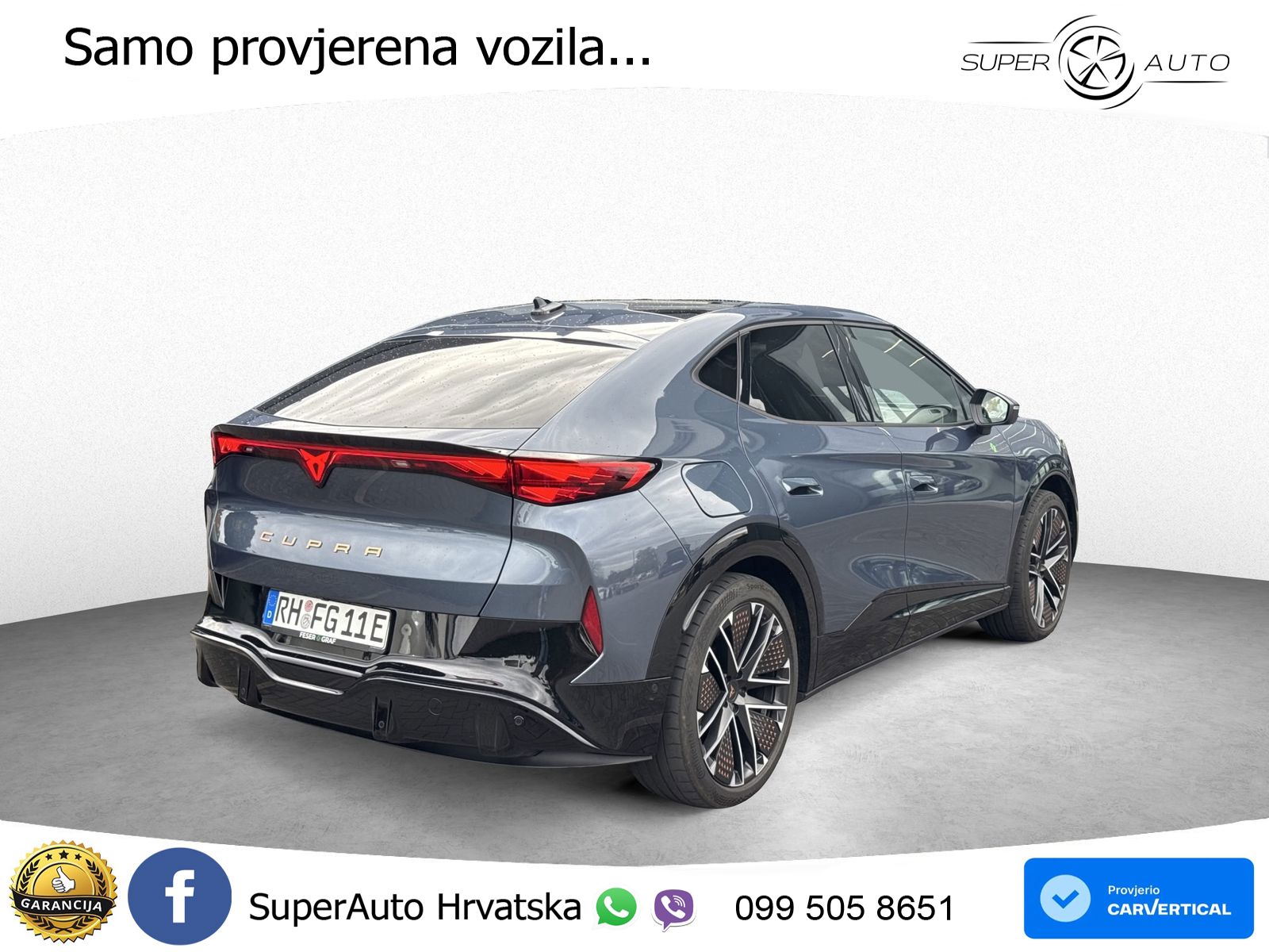 Cupra Tavascan 82 kWh (286 KS) ACC+HEAD+4xGR SJED+360+PANO