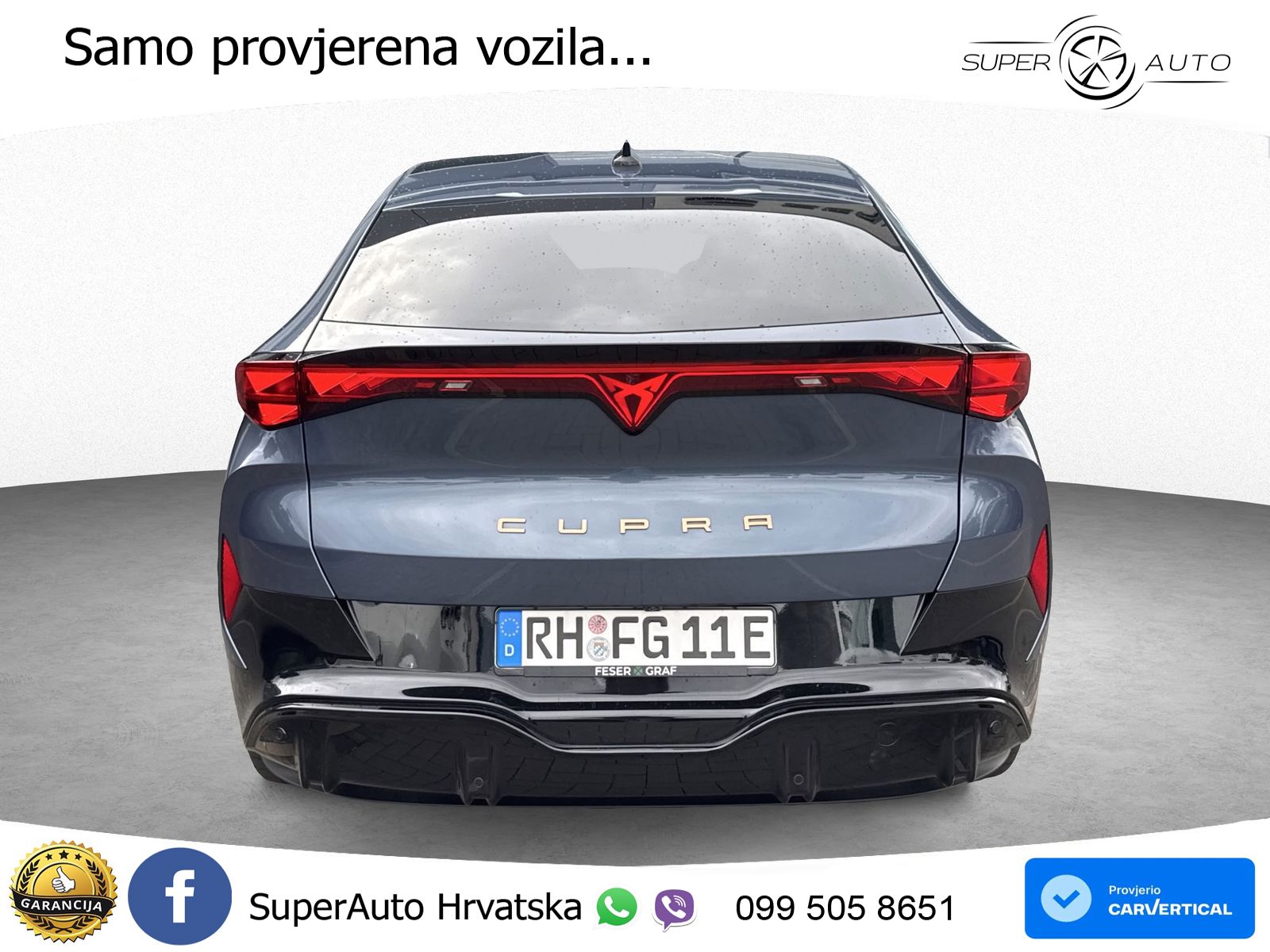 Cupra Tavascan 82 kWh (286 KS) ACC+HEAD+4xGR SJED+360+PANO