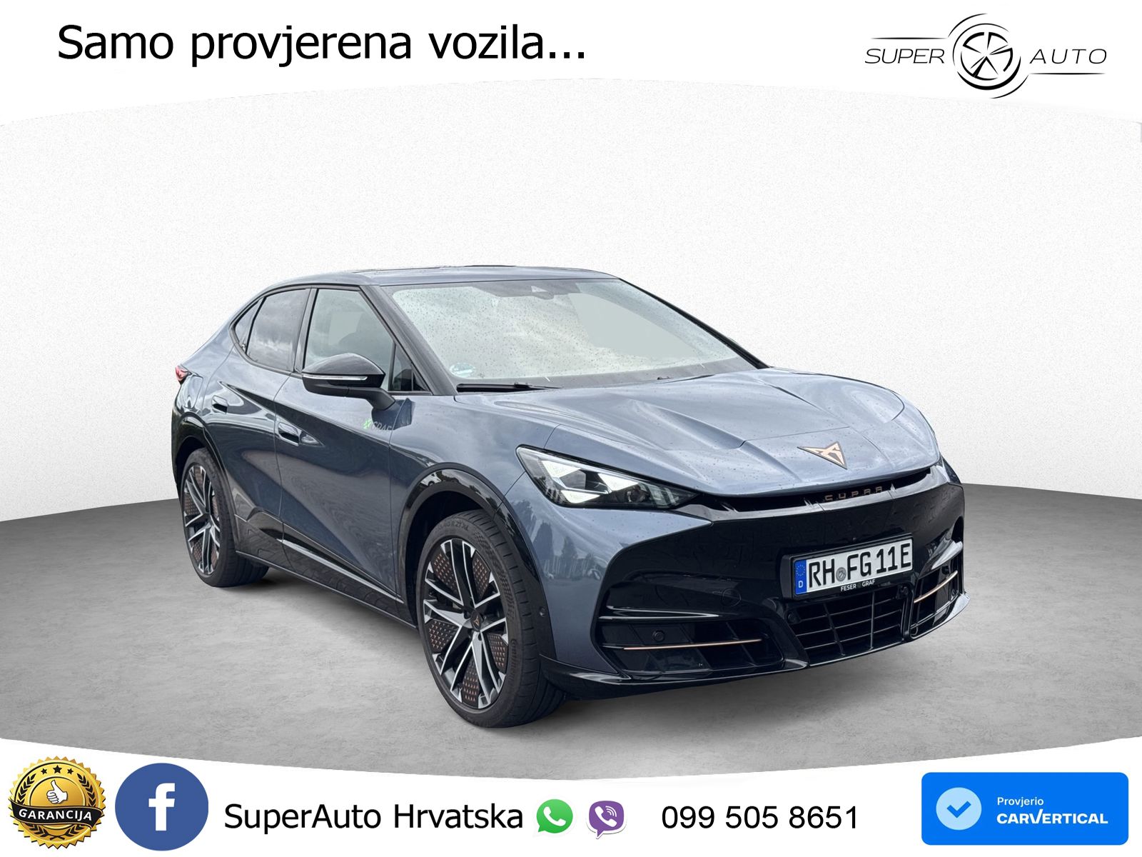 Cupra Tavascan 82 kWh (286 KS) ACC+HEAD+4xGR SJED+360+PANO