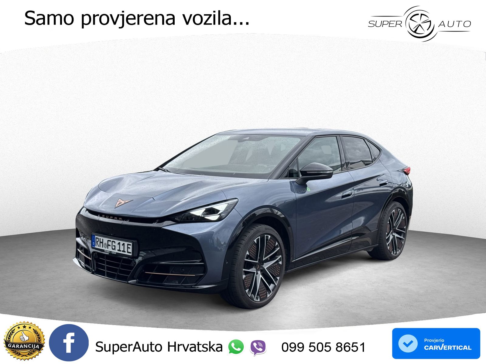 Cupra Tavascan 82 kWh (286 KS) ACC+HEAD+4xGR SJED+360+PANO