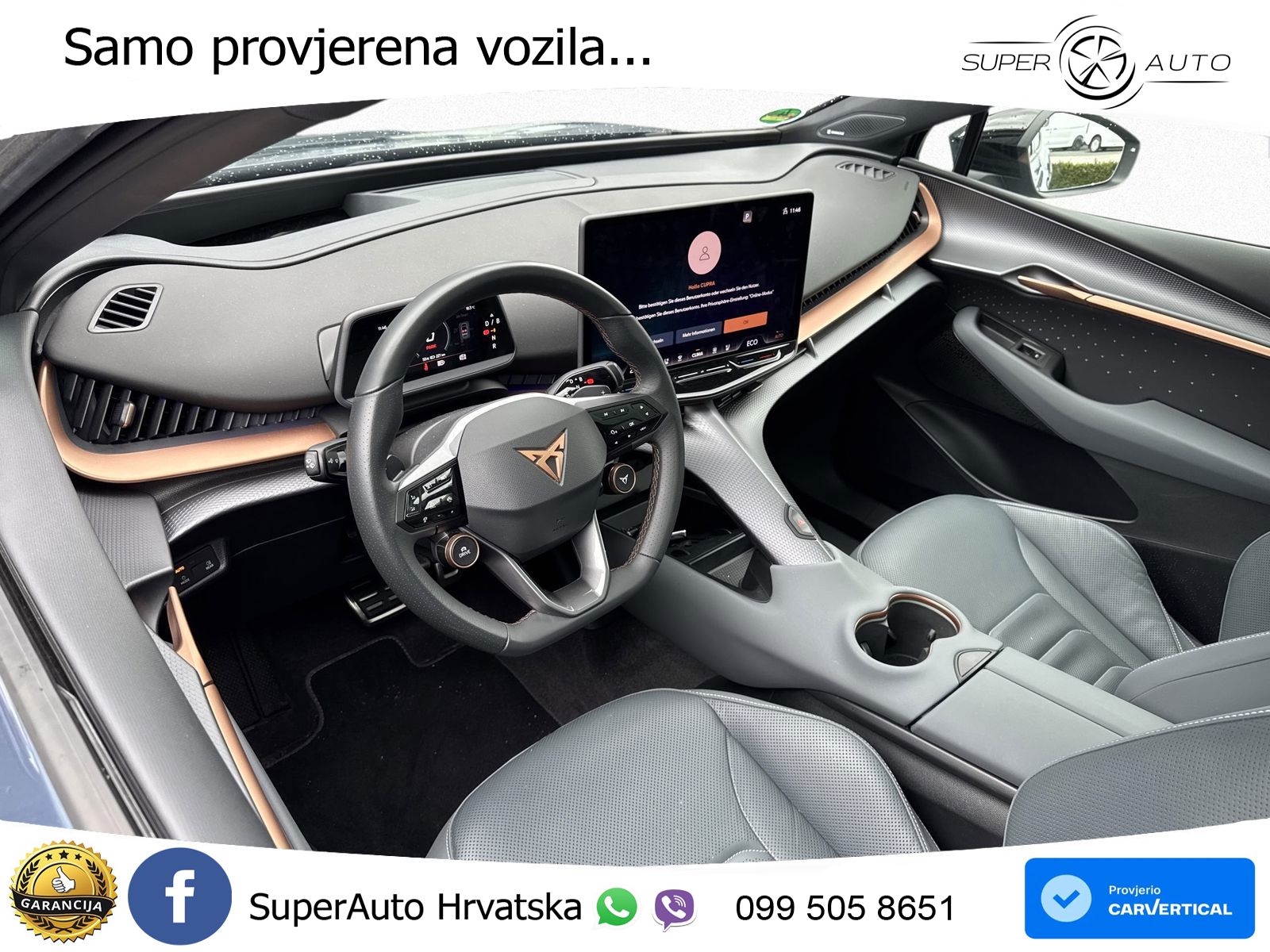 Cupra Tavascan 82 kWh (286 KS) ACC+HEAD+4xGR SJED+360+PANO