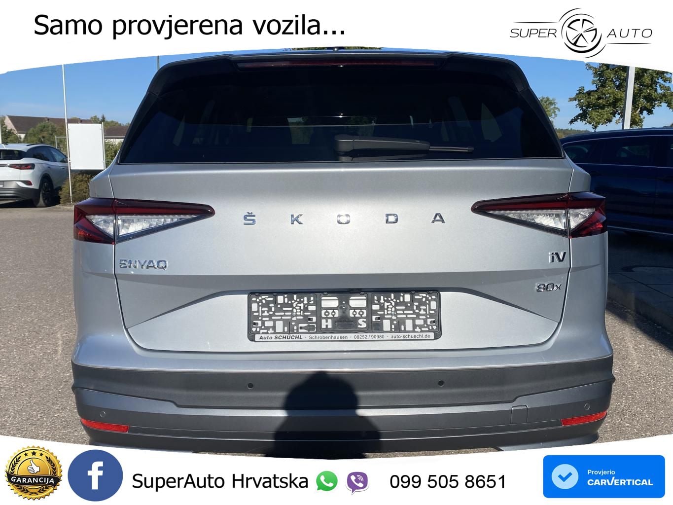 Škoda Enyaq iV 80x 82 kWh (265 KS) AWD LED+GR SJED+ACC