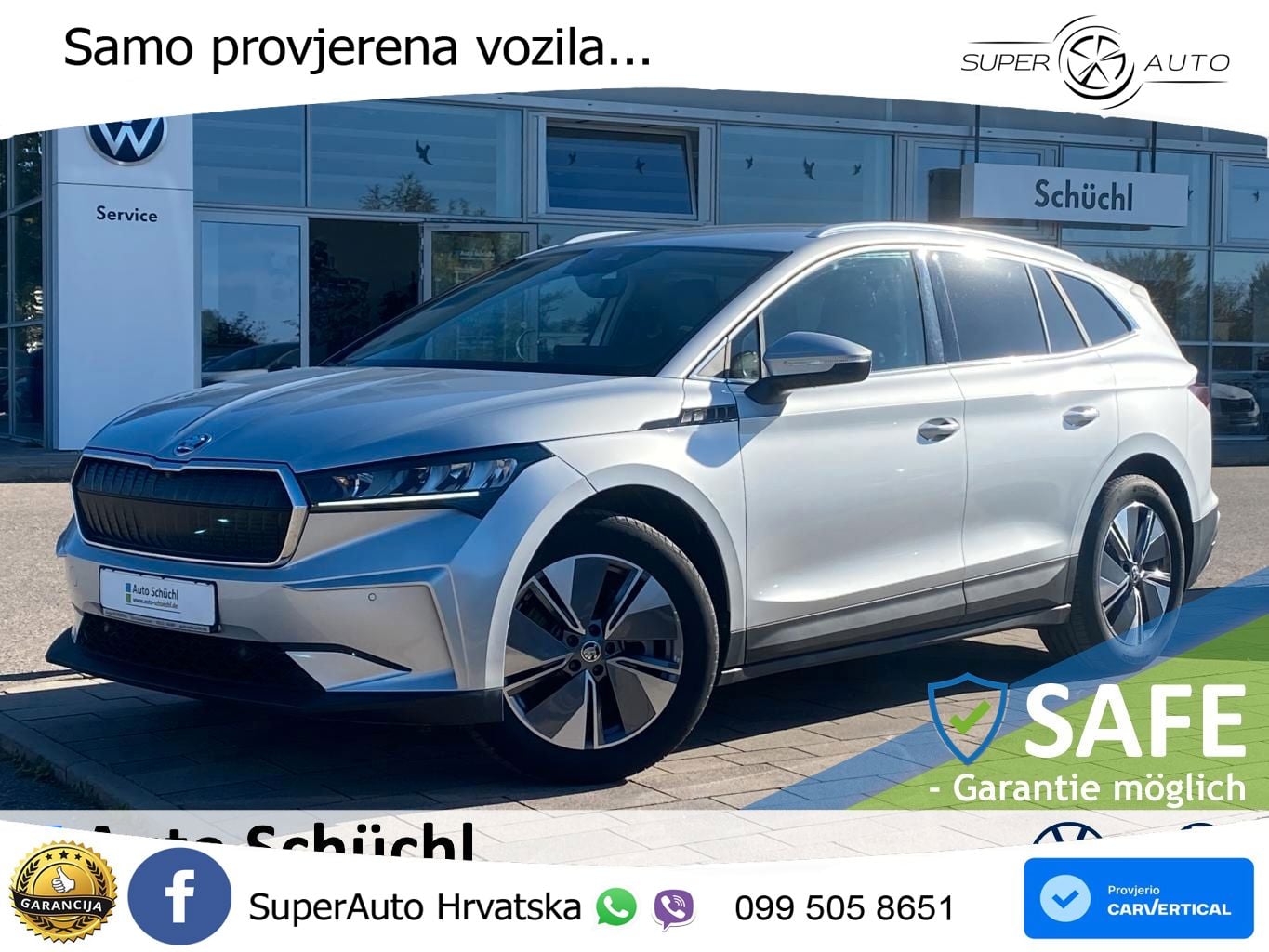 Škoda Enyaq iV 80x 82 kWh (265 KS) AWD LED+GR SJED+ACC