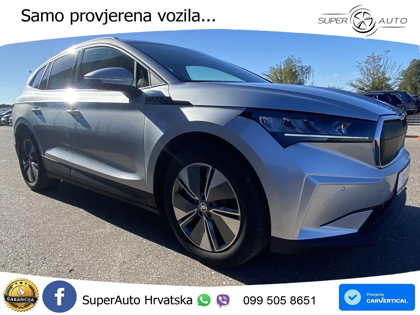 Škoda Enyaq iV 80x 82 kWh (265 KS) AWD LED+GR SJED+ACC
