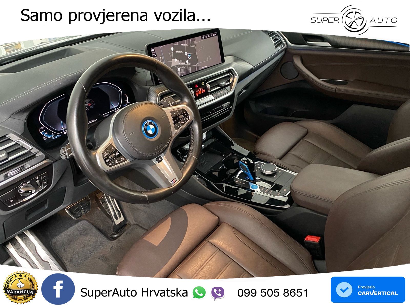 BMW iX3 80 kWh (286 KS) M Sport LED+GR SJED+ACC
