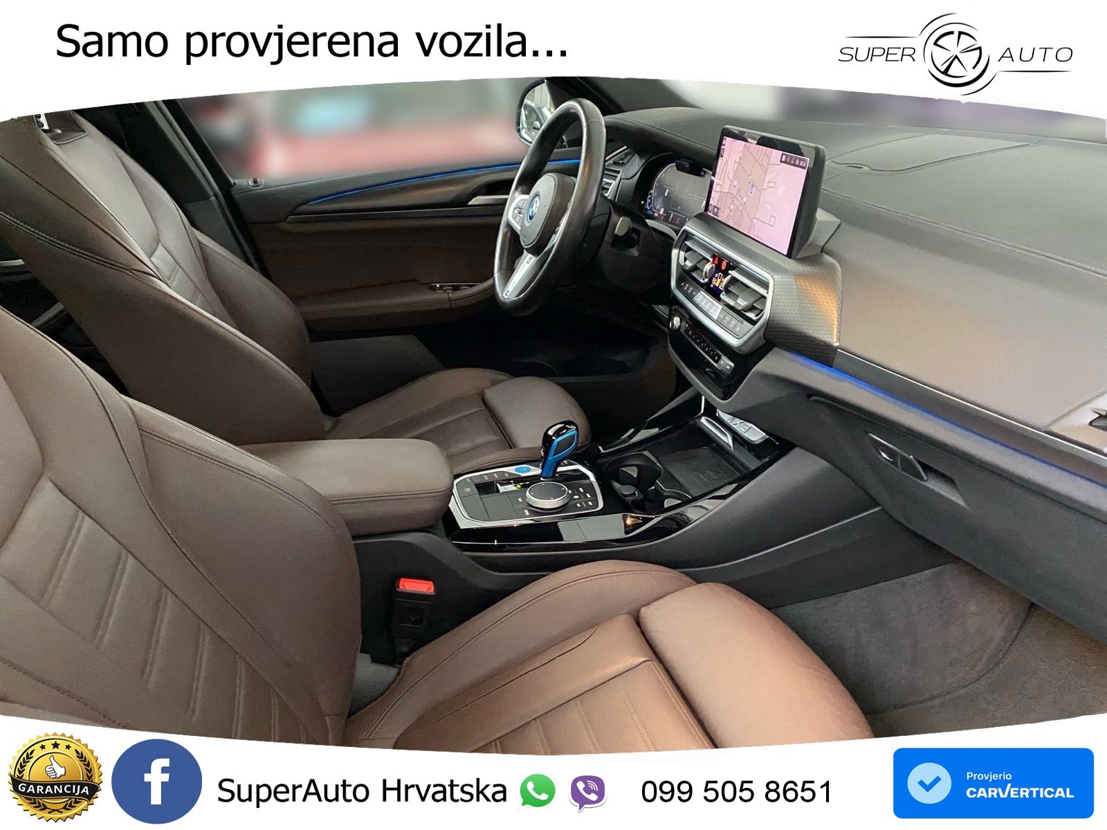 BMW iX3 80 kWh (286 KS) M Sport LED+GR SJED+ACC