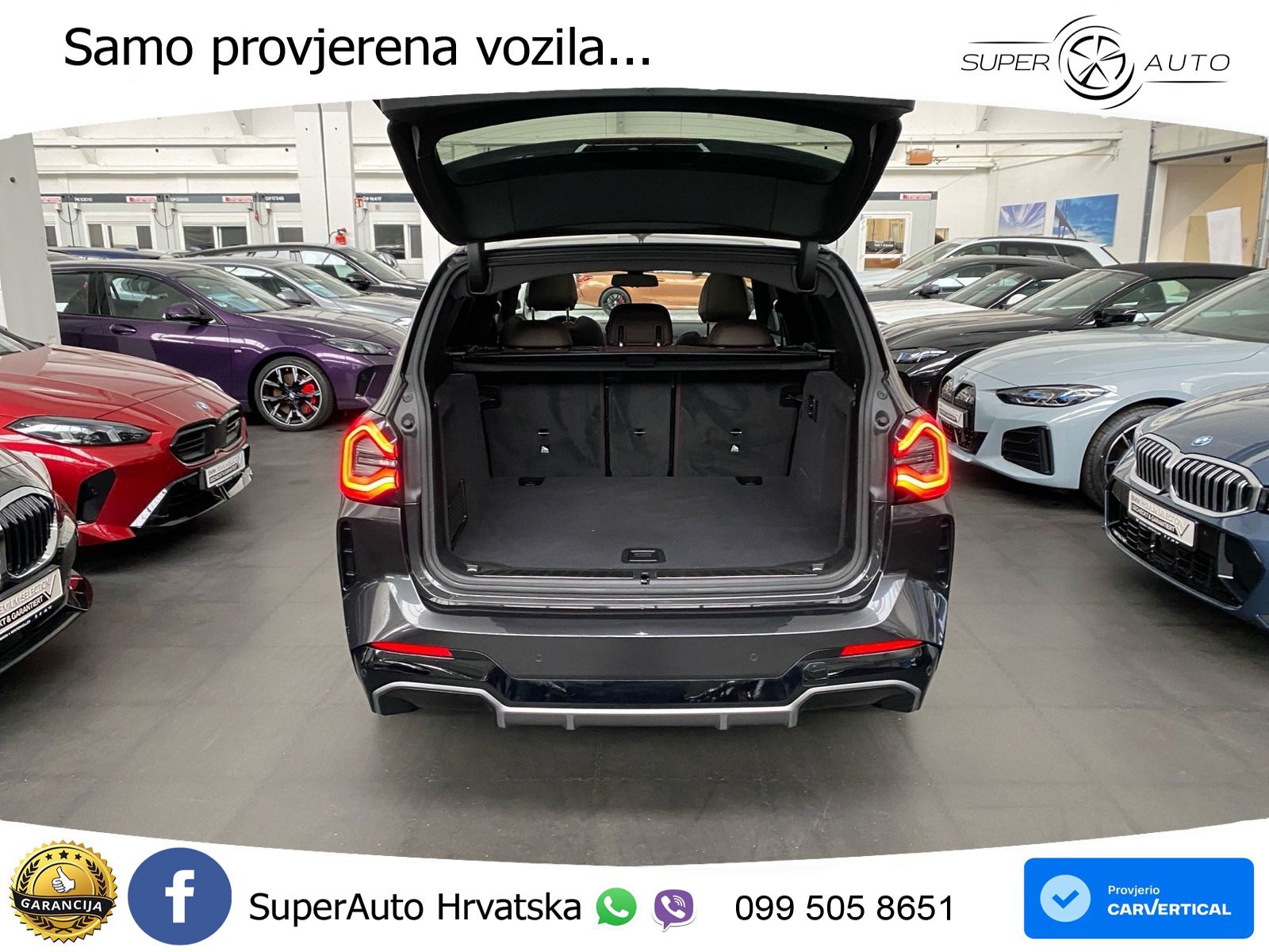 BMW iX3 80 kWh (286 KS) M Sport LED+GR SJED+ACC