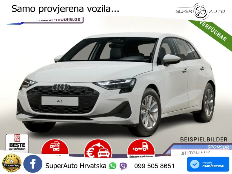 Audi A3 30 TDI (116 KS) LED+GR SJED+ACC