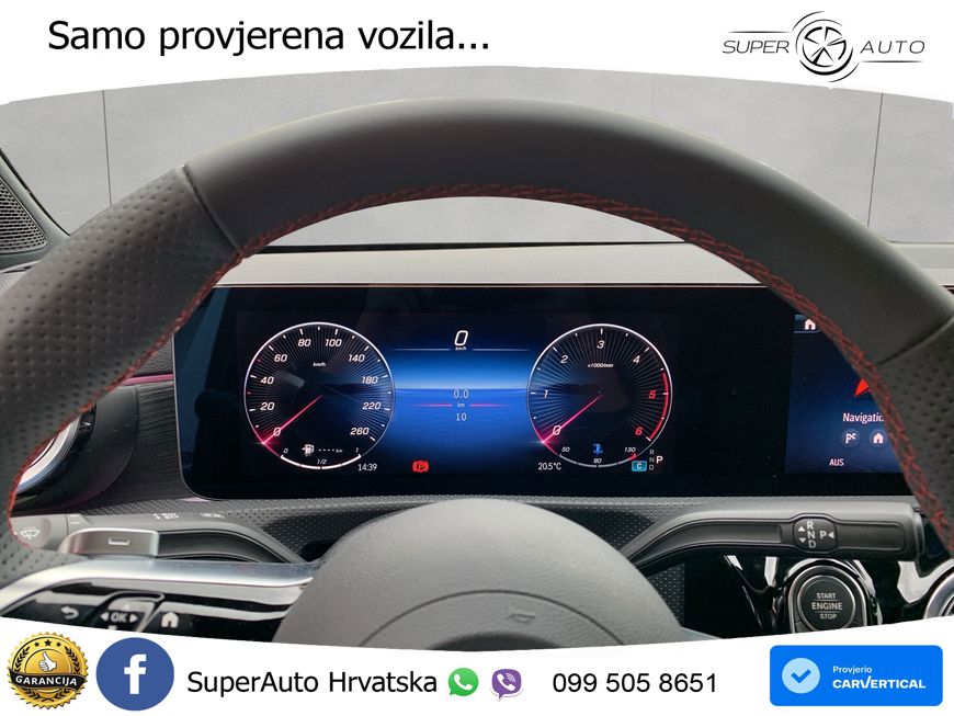 Mercedes-Benz A 200d 8G-DCT AMG LED+GR SJED+ACC
